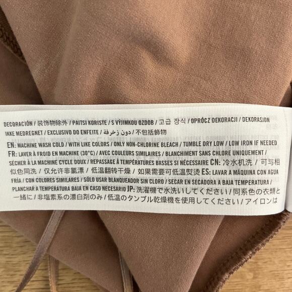 Abercrombie & Fitch Womens Soft A&F Beige One Shoulder Bodysuit Size Medium - Picture 5 of 7